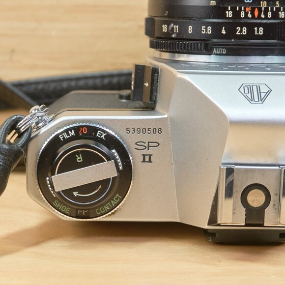 Pentax Spotmatic SP II 35mm SLR Film Camera, with 55mm f1.8 Super-Takumar Lens - Picture 6 of 10